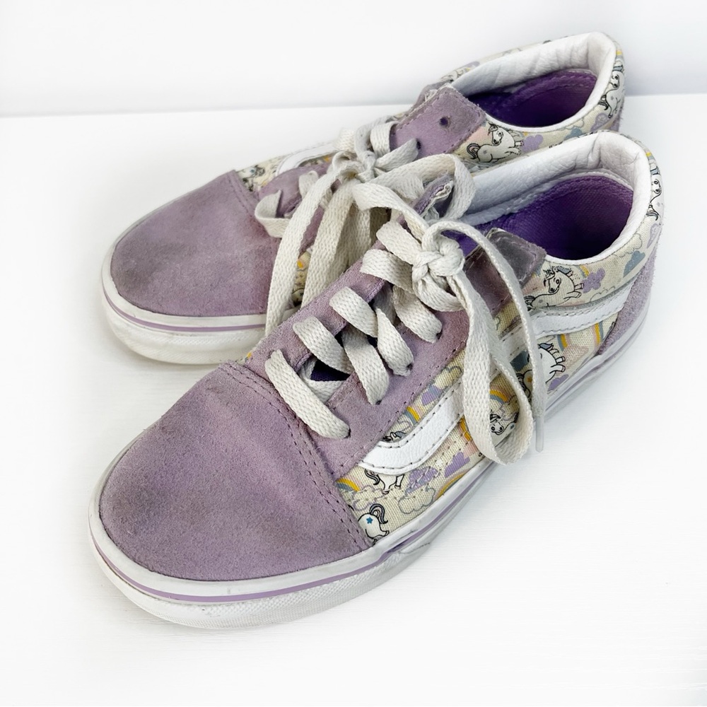Vans Girls Glow In The Dark Unicorn Shoes